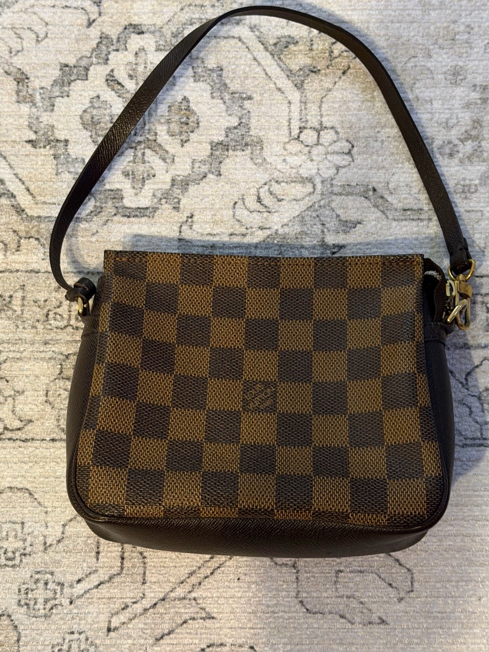 Louis Vuitton Red Interior with Brown Monogram Trim